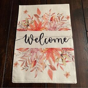 “Welcome” Flag/Wall Decor (New)